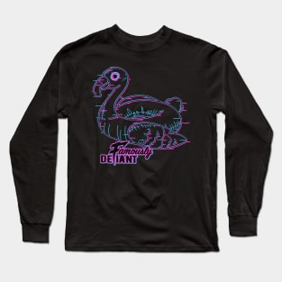 Neon Glitch Floaty Long Sleeve T-Shirt